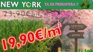 CESPED ARTIFICIAL NEW YORK 45mm