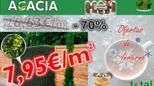 OFERTA DE INVIERNO❄️💙! JARDIN VERTICAL ACACIA 3m2/caja