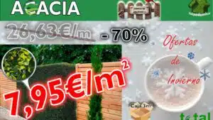 OFERTA DE INVIERNO❄️💙! JARDIN VERTICAL ACACIA 3m2/caja