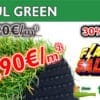 OFERTA FLASH SALE CESPED SOUL GREEN 20mm