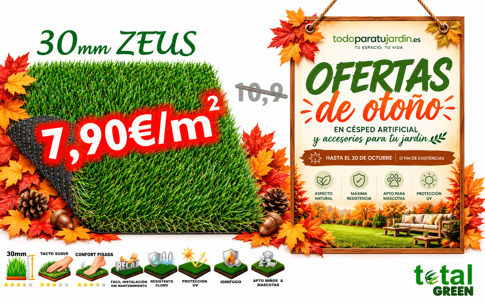 Césped Artificial Zeus 30mm | Todoparatujardin.es 16 Imagen de Codex 24 sept 2026 16 15 22