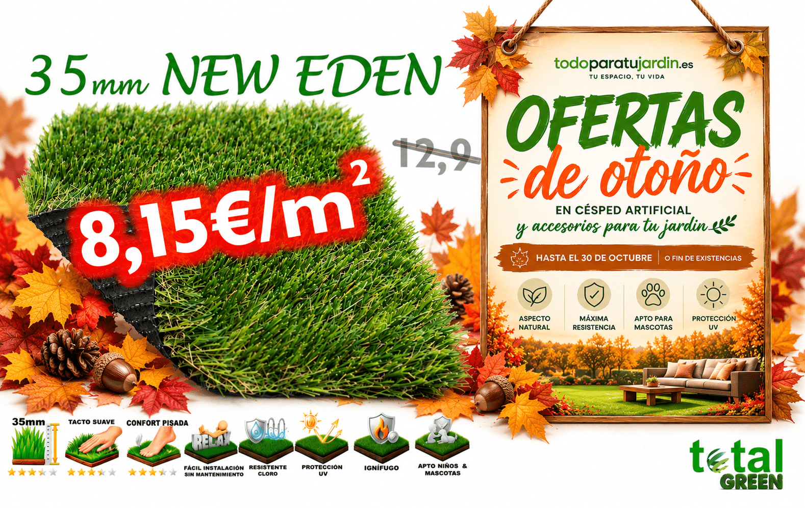 Césped Artificial 35mm New Eden | Todoparatujardin.es 18 Imagen de Codex 24 sept 2026 16 16 29
