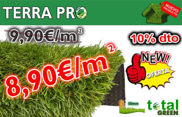 OFERTA NOVEDAD CESPED TERRA PRO 30mm