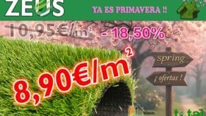 CESPED ARTIFICIAL ZEUS 30mm