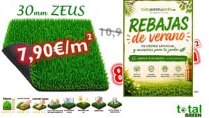 Césped Artificial Zeus 30mm | Todoparatujardin.es
