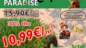 ¿TRUCO O CESPED ? 👻🎃🦇 !!!  Césped Artificial 40mm - PARADISE-Transporte Incluido