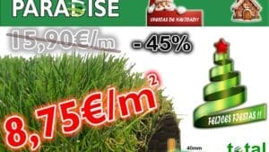 FELIZ NAVIDAD 🎄☃️🎅 !!! Césped Artificial 40mm - PARADISE-Transporte Incluido