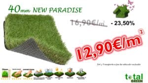 Inicio 2 cesped artificial 40mm Paradise