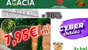 CYBER WEEK💜✔️!!! JARDIN VERTICAL ACACIA 3m2/caja