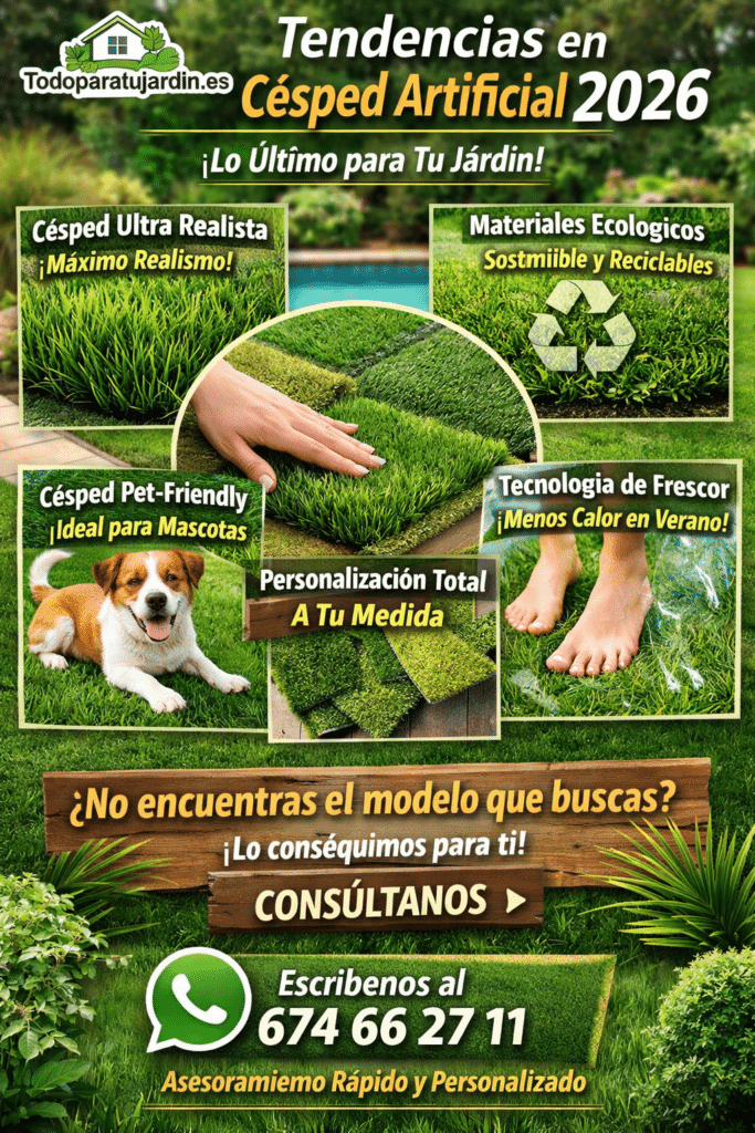 endencias en Césped Artificial para 2026
