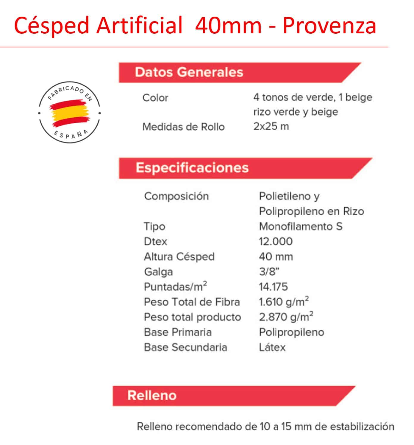Césped Artificial Nacional 40mm Confort – Alta Calidad – Transporte Incluido 6 Césped Artificial Nacional 40mm Confort – Alta Calidad – Transporte Incluido - Imagen 6