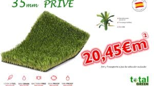 Césped Artificial Nacional 35mm Máxima Suavidad  – Jardín y Terraza – Transporte Incluido