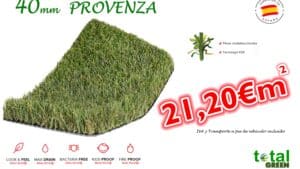 Césped Artificial Nacional 40mm  Confort  – Alta Calidad – Transporte Incluido