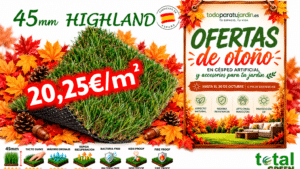 Césped Artificial Nacional 45mm Elegancia y Realismo – Transporte Incluido
