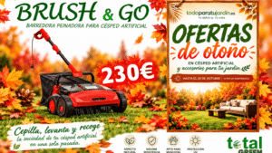 Maquina Para Limpiar Cesped Artificial Brush&Go | Todoparatujardin.es