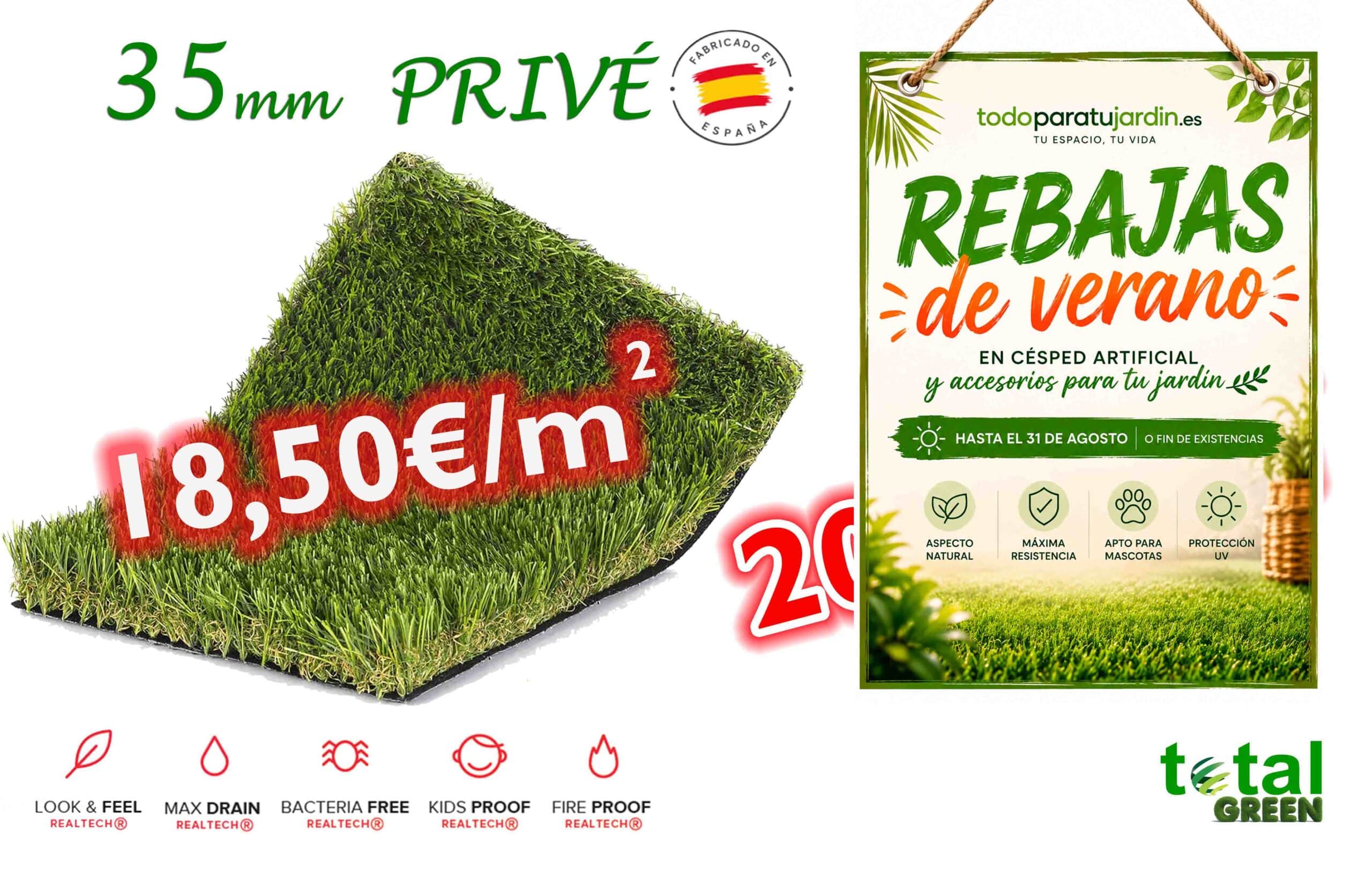 Césped Artificial Nacional 35mm Máxima Suavidad – Jardín y Terraza – Transporte Incluido 4 zeus 30mm rebajas verano scaled