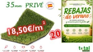 Césped Artificial Nacional 35mm Máxima Suavidad  – Transporte Incluido